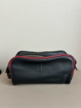 ANONIMO FIORENTINO ITALY LEATHER TOILETRY BAG